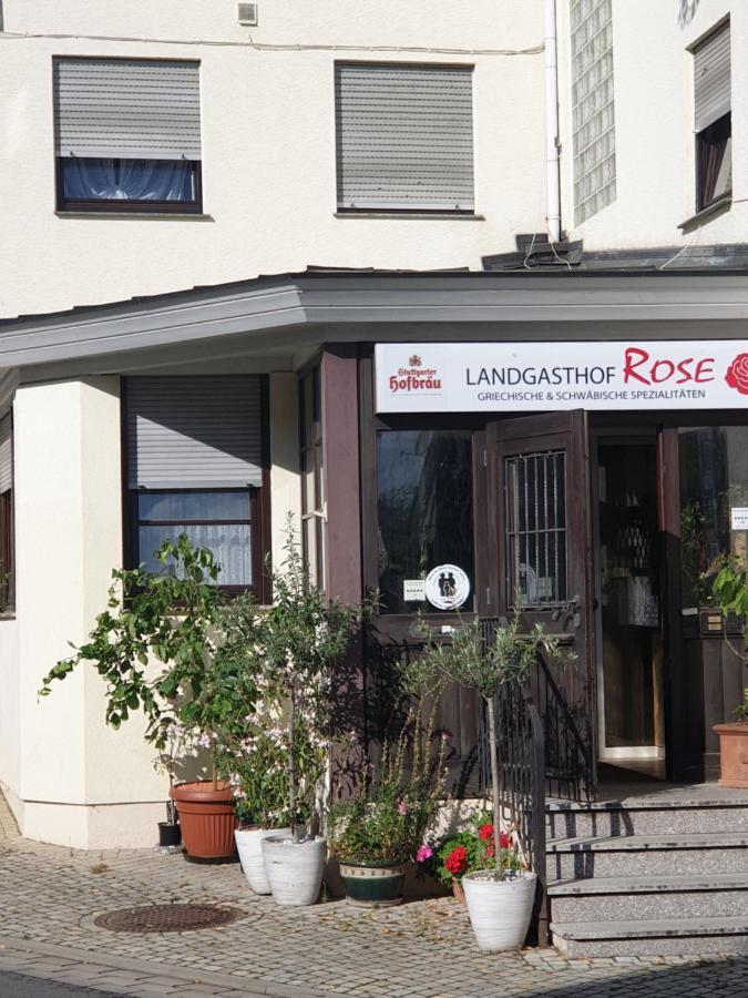 Готель Landgasthof Rose Дітцинґен Екстер'єр фото